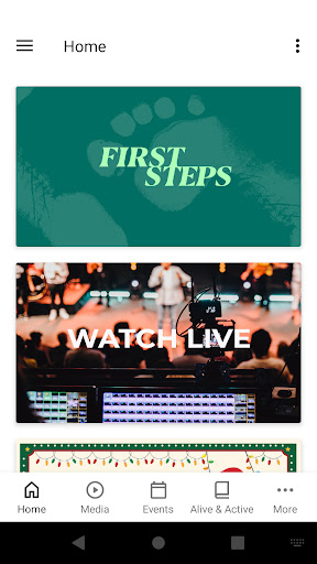 Android application Champions Church screenshort