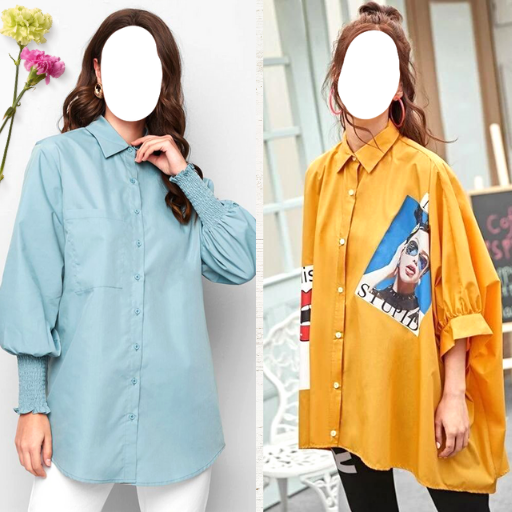 Women Shirt Face Changer logo