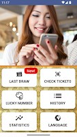 screenshot of Thai National Lottery