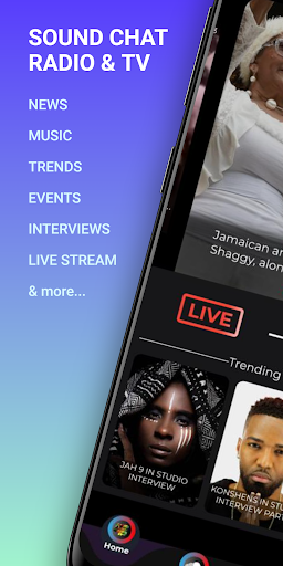 Android application SoundChat Radio & TV screenshort