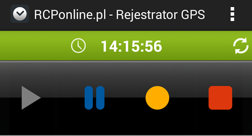 RCPonline - Rejestrator GPS Screen 2