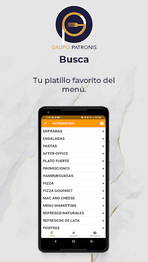 Android application Grupo Patronis screenshort