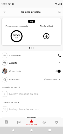 Claro Contact Screen 3