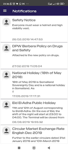 DP World Berbera MyPortal Screenshot 4 - AppWisp.com