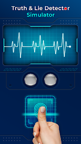 Captura de Pantalla 3 Lie Detector Simulator Prank android
