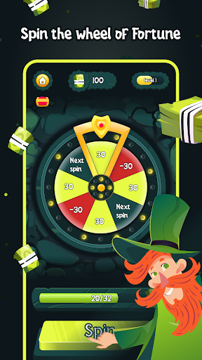 Android application Leprechaun Lucky Wheel Lab screenshort