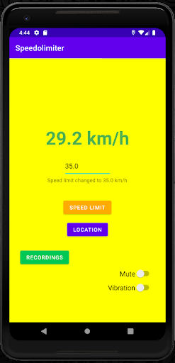 Speedolimiter Screen 2