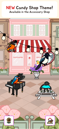 Android application Feather Friends: Cute Bird Sim screenshort