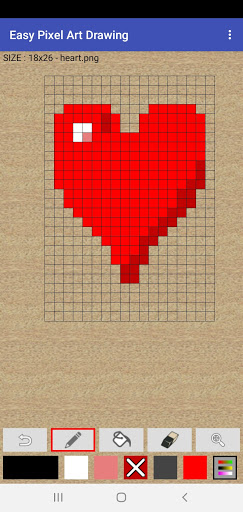 Android application Easy Pixel Art Drawing screenshort