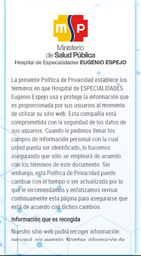 Android application HEE MOVIL screenshort