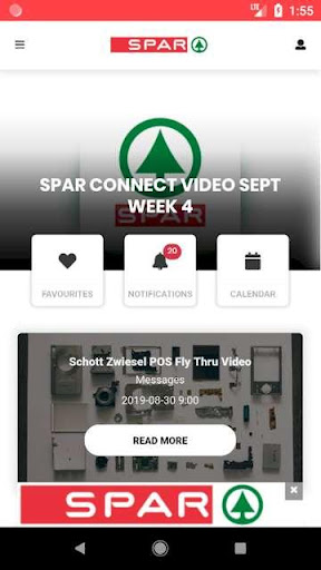 Android application SPAR Inland Communicator screenshort
