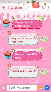 Candy Font for FlipFont , Cool