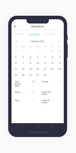 Android application Home by QuickSchools screenshort