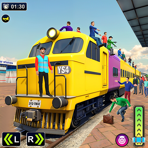 Train Driving Locomotive Games Logo