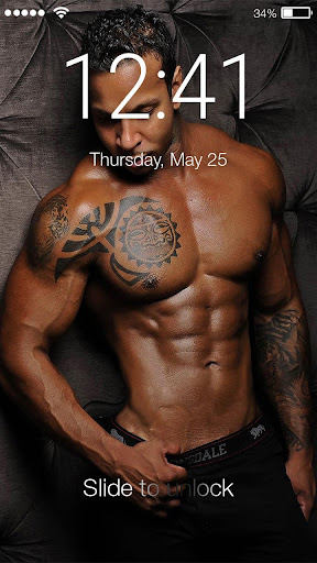 Men Fitness Lock Screen
