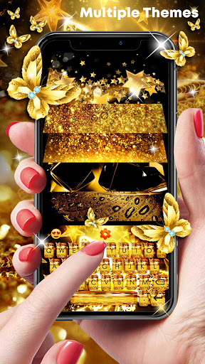 Gold Keyboard - Golden Theme Screen 2
