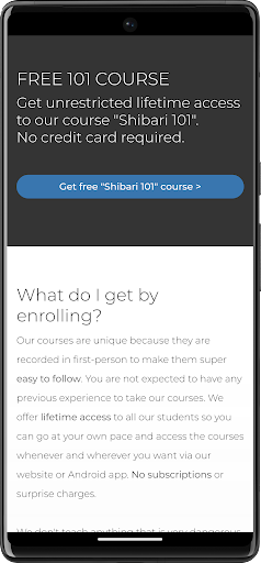Shibari Academy Screen 2