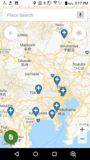 Map notepad - address search, zip code search