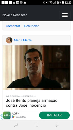 Novela Renascer Screen 3