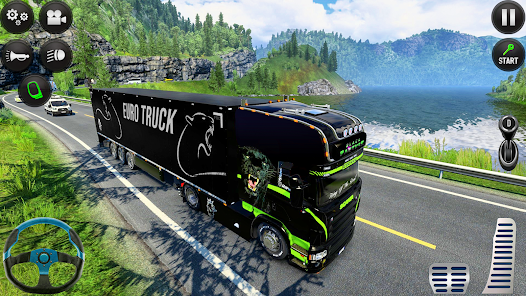 Euro Truck Simulator driving  screenshots 3