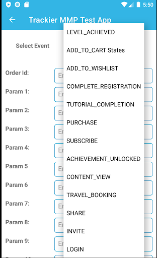 Trackier MMP Test App Screen 3