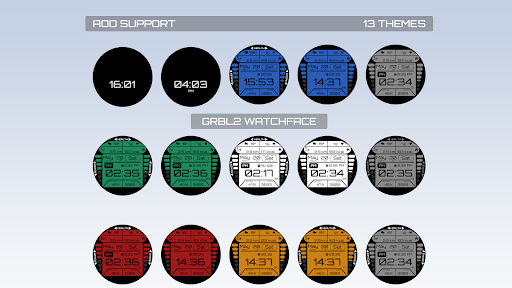 GRBL2 Digital Watch Face Screen 3