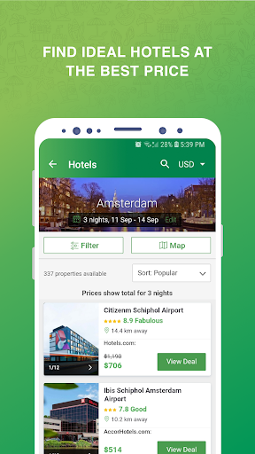 Hotel Booking App - HotelDad Screen 2