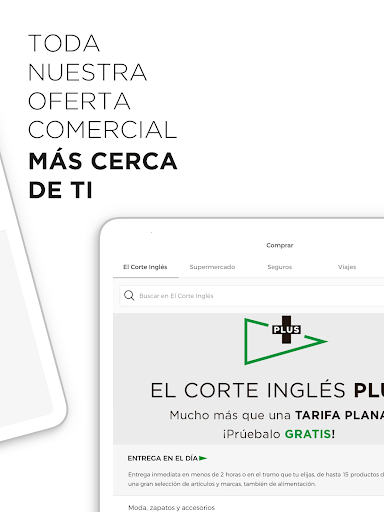 El Corte Inglés screenshot