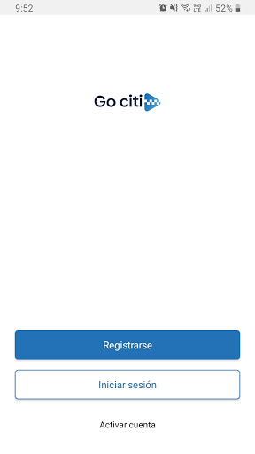 Android application Go Citi screenshort