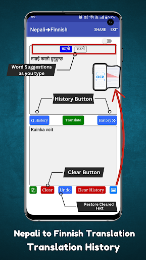Nepali Finnish Translator screenshot 3