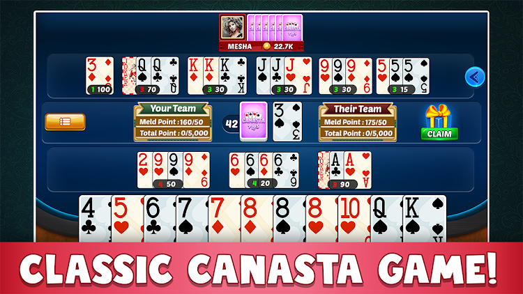 Canasta Plus Offline Card Game - 3.4.6 - (Android)