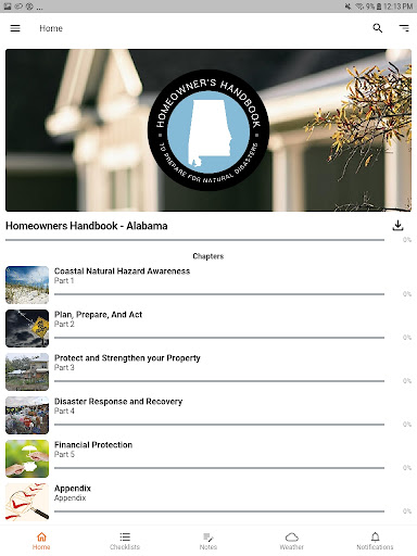 Coastal Homeowners Handbook Screen 3