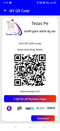 TezasPe - Secure Instant Pay Screen 2