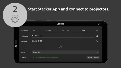 Stacker - Projector Stacking Screen 3