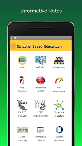 Android application myOBE screenshort