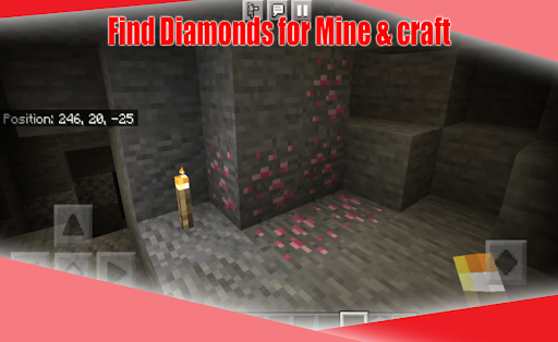 Find Diamonds for Minecraft PE