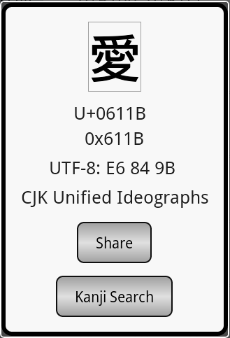 Unicode Table Screen 2