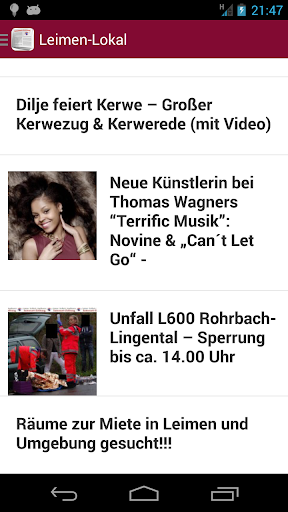 Internetzeitung Leimen-Lokal Screen 3