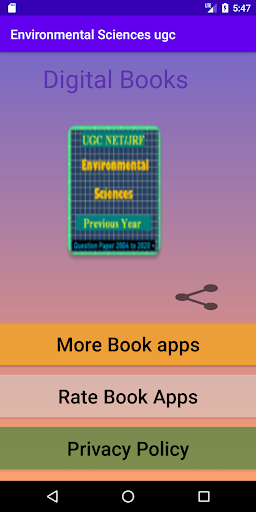 Android application Environmental Science - NET screenshort