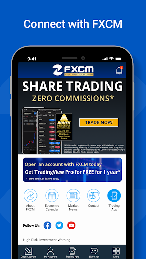 FXCM Hub Screen 2