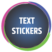 Text Stickers  Icon