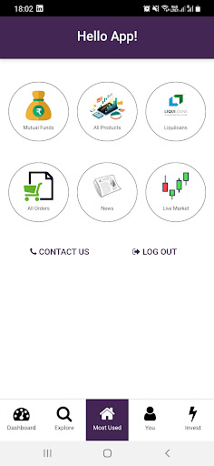 Android application Ronak Investments screenshort