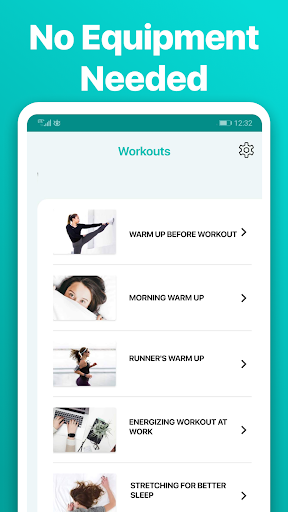 Warm Up & Morning Workout App Screen 3
