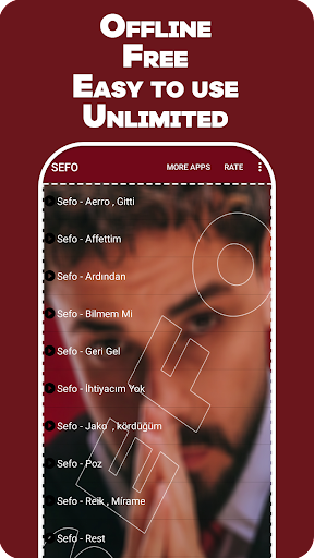 Android application SEFO-Turkish music-اغاني تركية screenshort