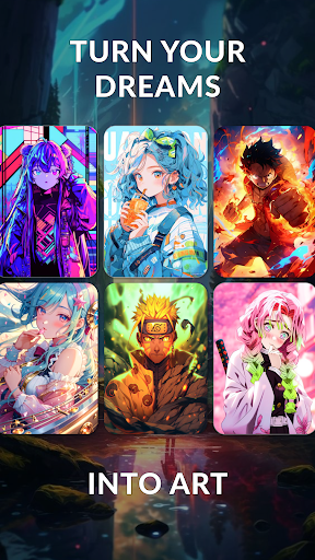 Android application PixArt: Anime AI Art Generator screenshort