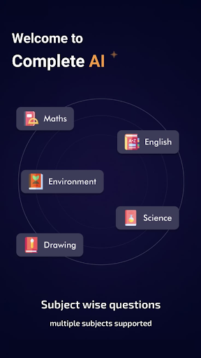 Android application CompleteAi: AI Homework Helper screenshort