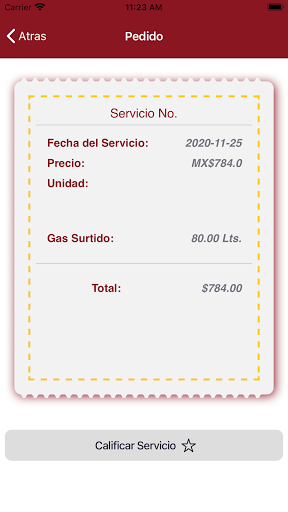 Hidrogas Chihuahua App Screen 3