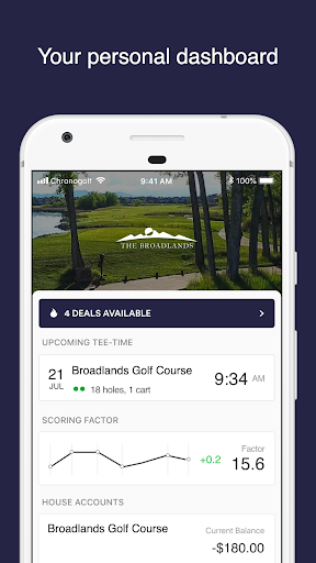 Android application Broadlands Golf Course screenshort