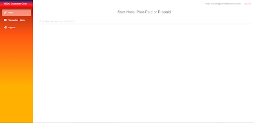 YEDC CustomerCore Screen 2