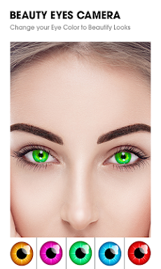 目、髪の色チェンジャー：化粧カムフォトエディタのおすすめ画像1